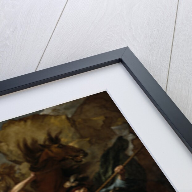 Alexander III of Scotland Rescued from the Fury of a Stag by the Intrepidity of Colin Fitzgerald ('The Death of the Stag') by Benjamin West